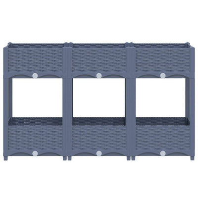 vidaXL Raised Bed 40x40x71 cm Polypropylene