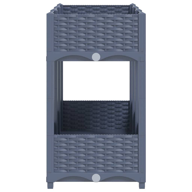 vidaXL Raised Bed 40x40x71 cm Polypropylene