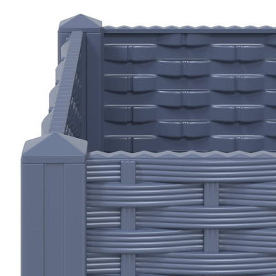 vidaXL Raised Bed 40x40x71 cm Polypropylene