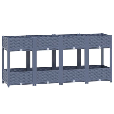 vidaXL Raised Bed 40x40x71 cm Polypropylene