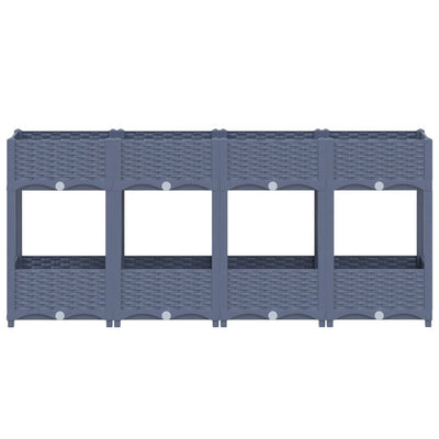 vidaXL Raised Bed 40x40x71 cm Polypropylene