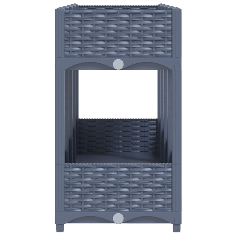 vidaXL Raised Bed 40x40x71 cm Polypropylene