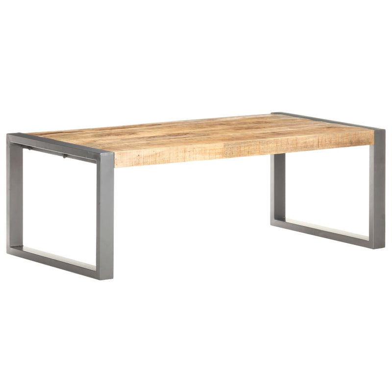 vidaXL Coffee Table 110x60x40 cm Rough Mango Wood