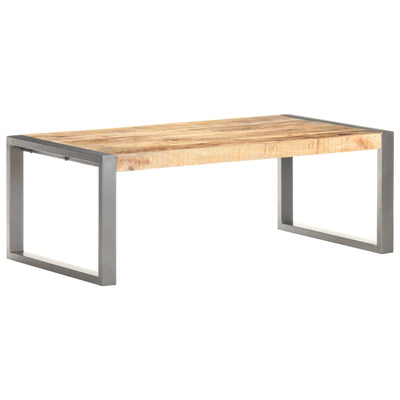 vidaXL Coffee Table 110x60x40 cm Rough Mango Wood