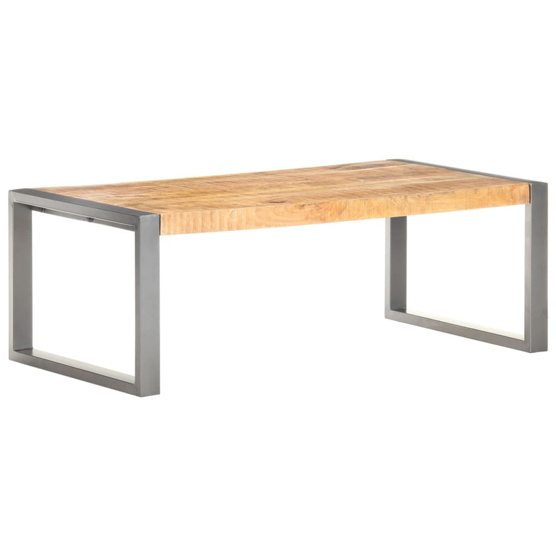 vidaXL Coffee Table 110x60x40 cm Rough Mango Wood