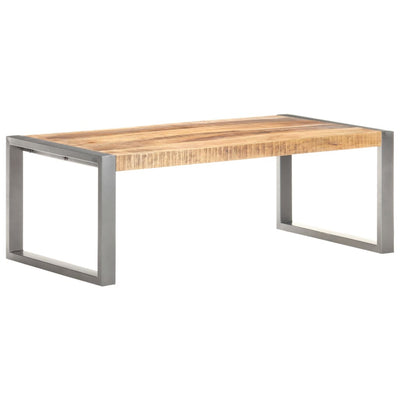 vidaXL Coffee Table 110x60x40 cm Rough Mango Wood
