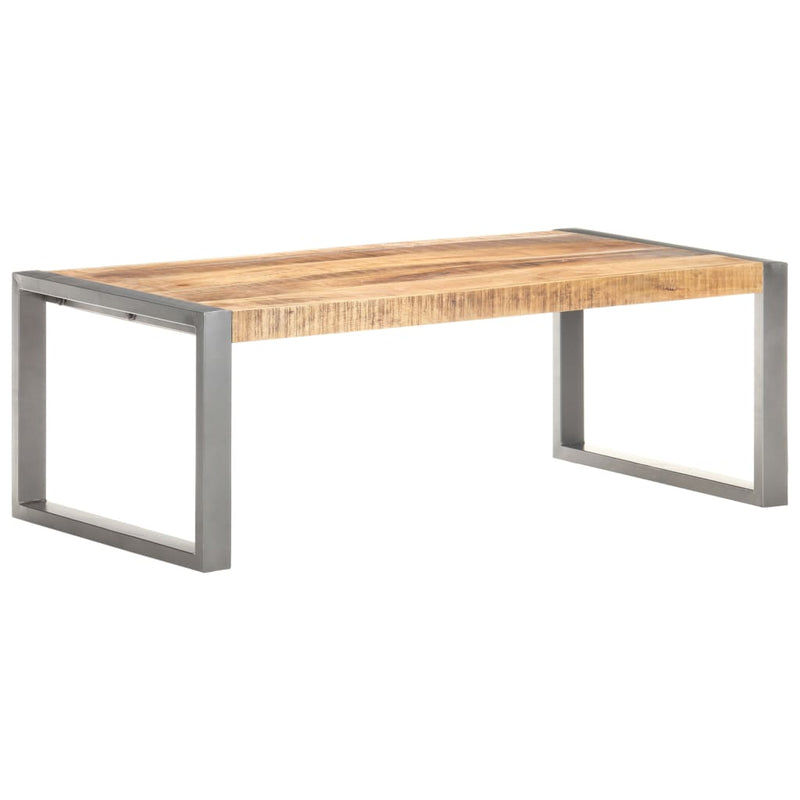 vidaXL Coffee Table 110x60x40 cm Rough Mango Wood