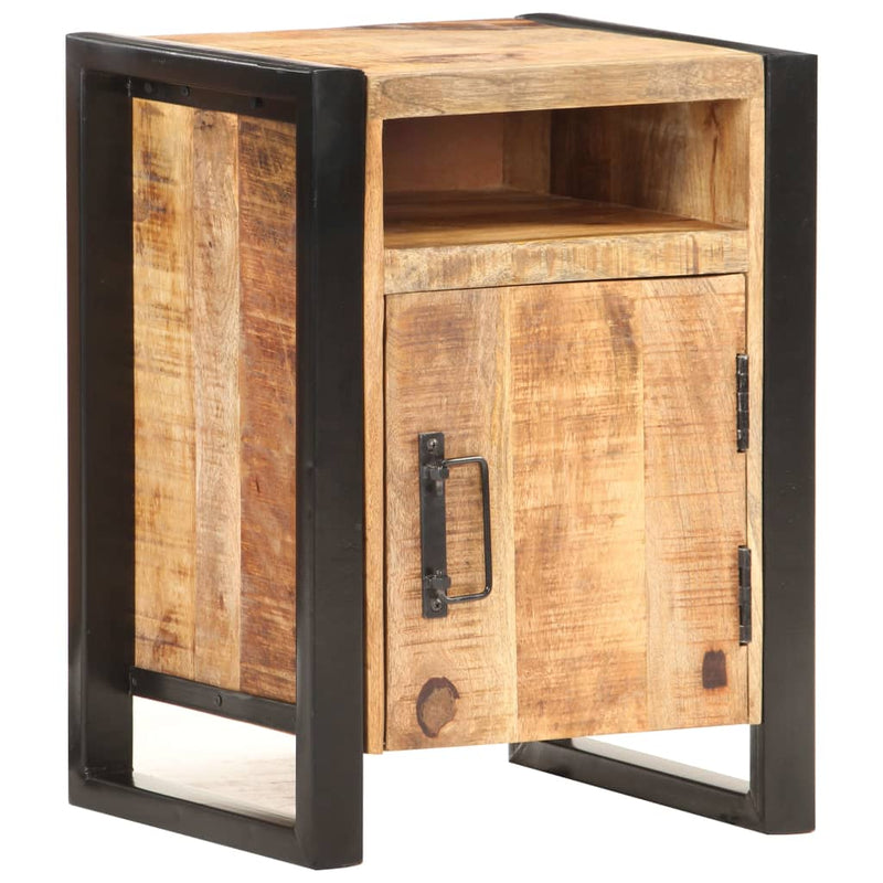 vidaXL Bedside Cabinet 40x35x55 cm Solid Wood Mango