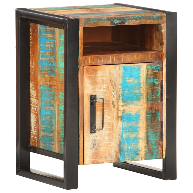 vidaXL Bedside Cabinet 40x35x55 cm Solid Wood Reclaimed