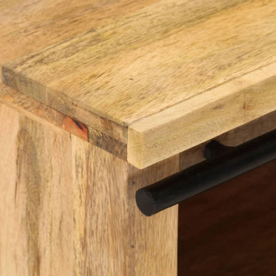 vidaXL TV Cabinet 90x35x40 cm Solid Wood Mango