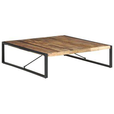vidaXL Coffee Table 140x140x40 cm Solid Wood Mango