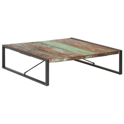 vidaXL Coffee Table 140x140x40 cm Solid Wood Reclaimed