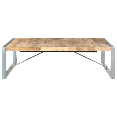 vidaXL Coffee Table 140x140x40 cm Solid Wood Mango