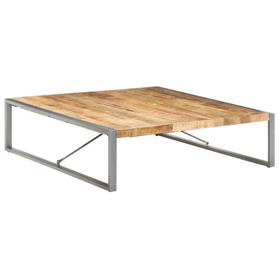 vidaXL Coffee Table 140x140x40 cm Solid Wood Mango