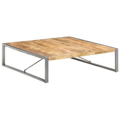 vidaXL Coffee Table 140x140x40 cm Solid Wood Mango