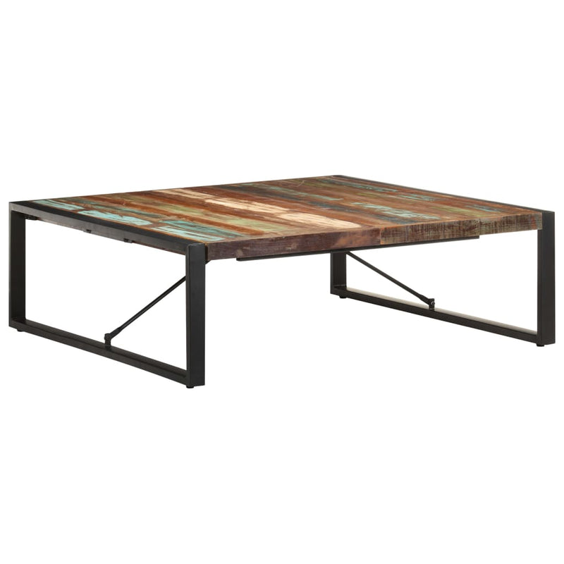 vidaXL Coffee Table 120x120x40 cm Solid Wood Reclaimed