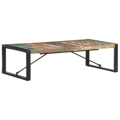 vidaXL Coffee Table 120x120x40 cm Solid Wood Reclaimed