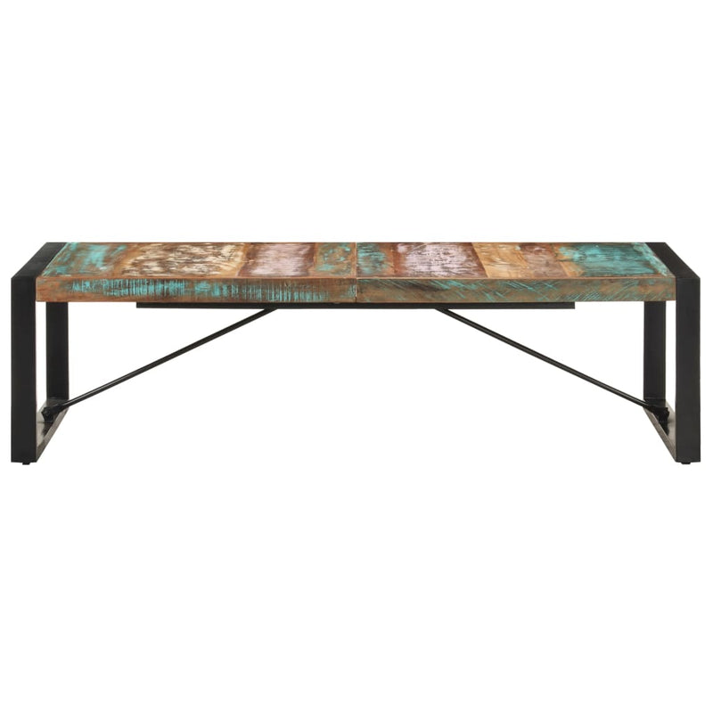 vidaXL Coffee Table 120x120x40 cm Solid Wood Reclaimed