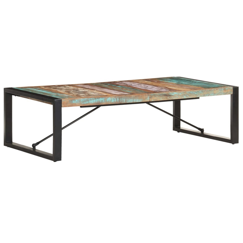 vidaXL Coffee Table 120x120x40 cm Solid Wood Reclaimed