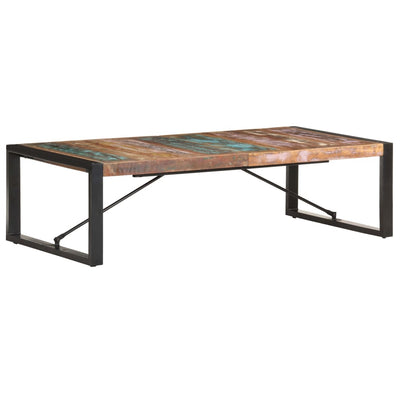 vidaXL Coffee Table 120x120x40 cm Solid Wood Reclaimed