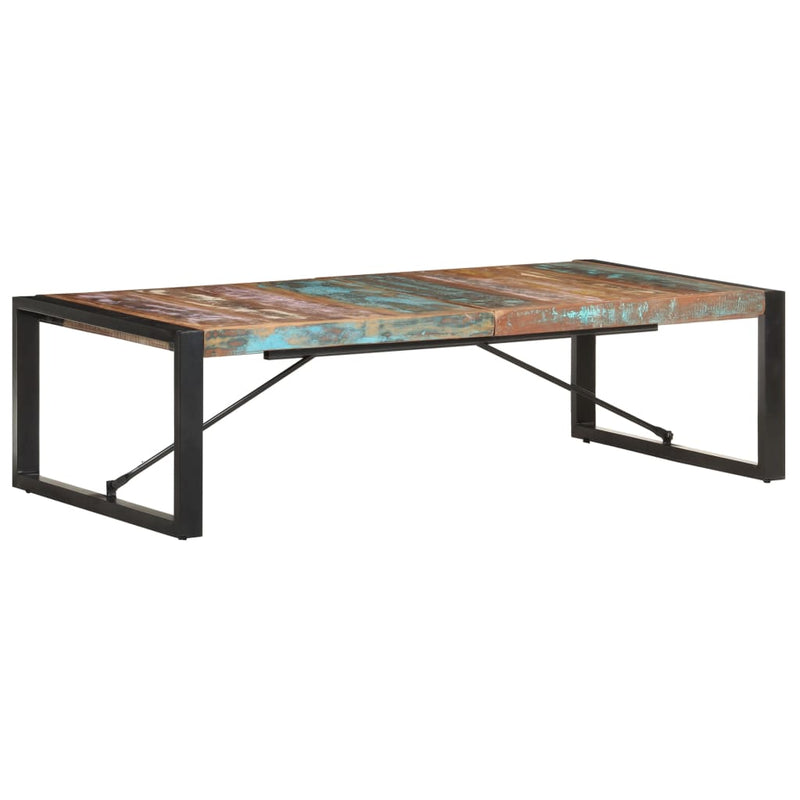 vidaXL Coffee Table 120x120x40 cm Solid Wood Reclaimed