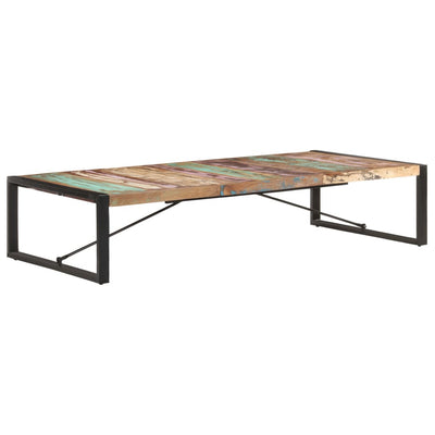vidaXL Coffee Table 120x120x40 cm Solid Wood Reclaimed