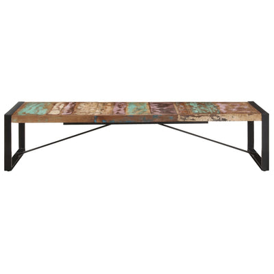 vidaXL Coffee Table 120x120x40 cm Solid Wood Reclaimed
