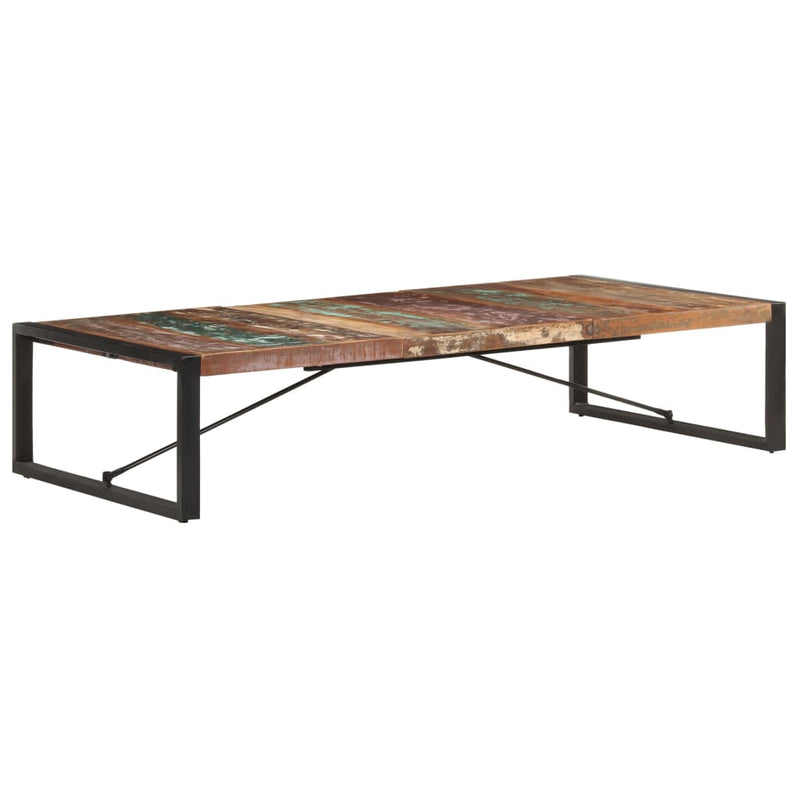 vidaXL Coffee Table 120x120x40 cm Solid Wood Reclaimed