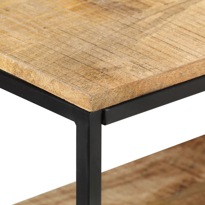 vidaXL Sideboard 150x30x75 cm Rough Mango Wood