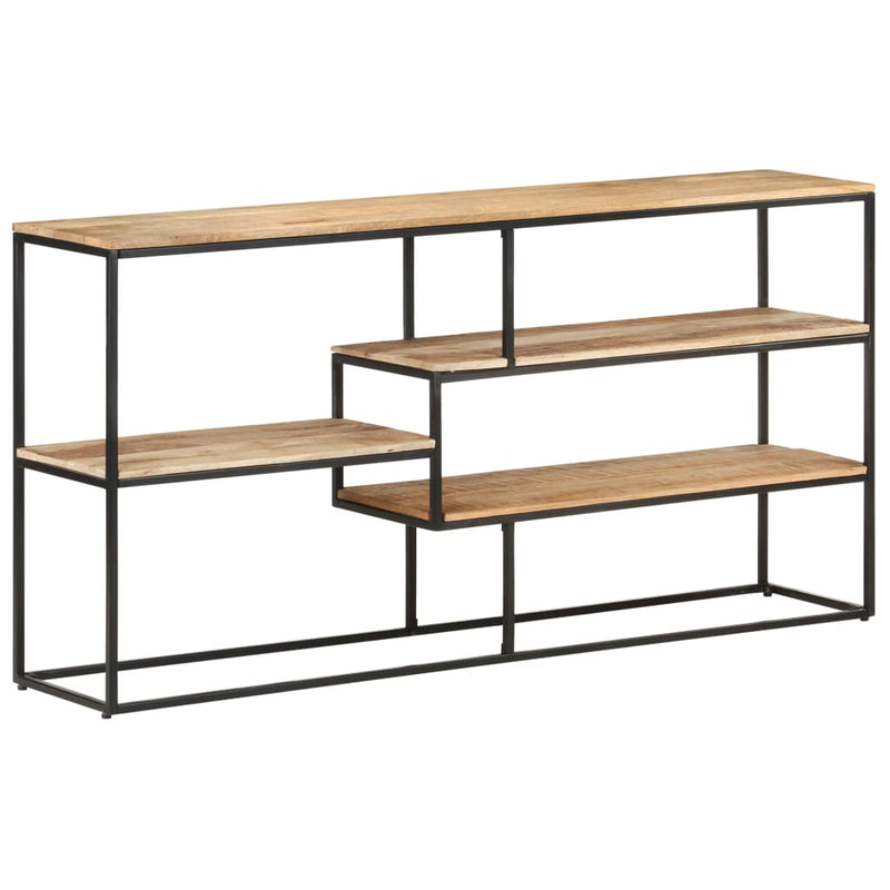 vidaXL Sideboard 150x30x75 cm Rough Mango Wood