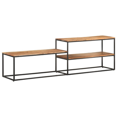 vidaXL TV Cabinet 180x30x50 cm Solid Acacia Wood