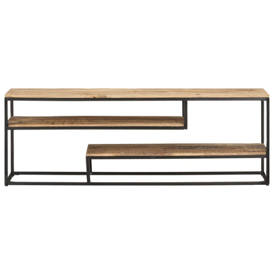 vidaXL TV Cabinet 180x30x50 cm Rough Mango Wood