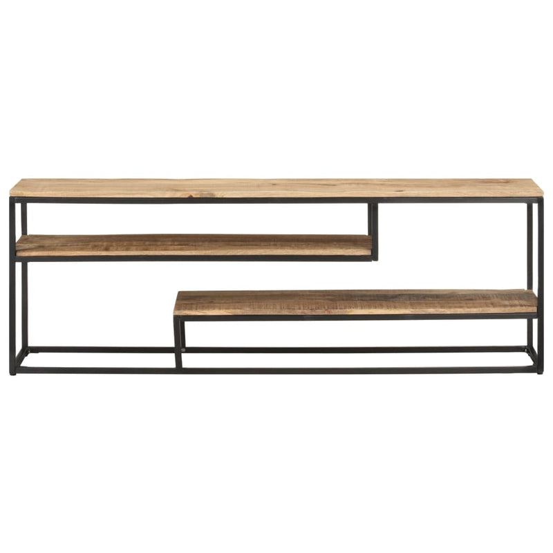 vidaXL TV Cabinet 180x30x50 cm Rough Mango Wood