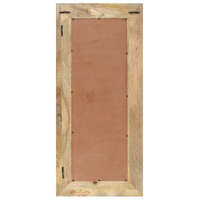 vidaXL Mirror 80x50 cm Solid Mango Wood