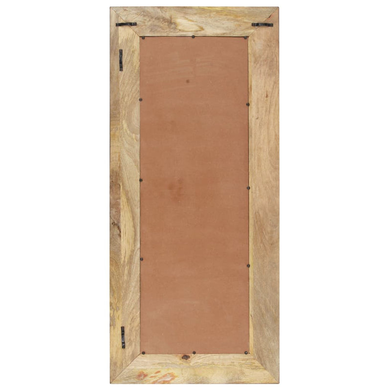 vidaXL Mirror 80x50 cm Solid Mango Wood