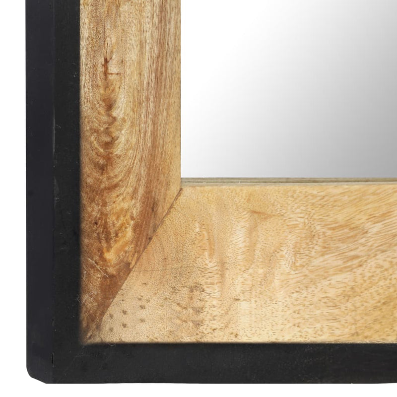 vidaXL Mirror 80x50 cm Solid Mango Wood