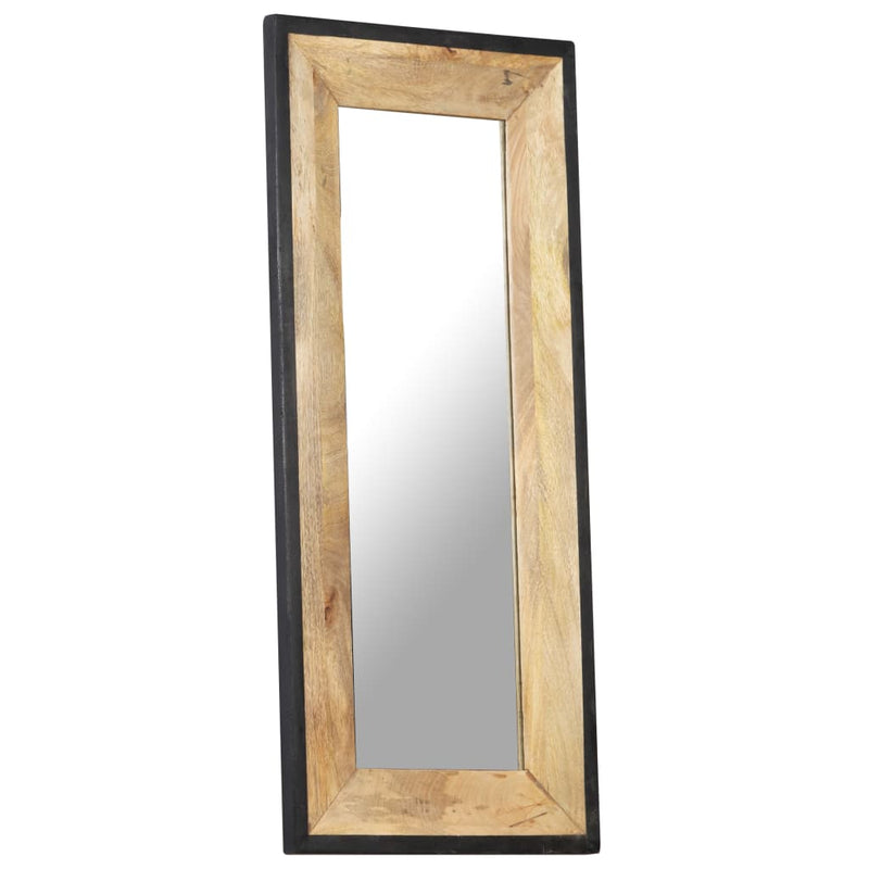 vidaXL Mirror 80x50 cm Solid Mango Wood