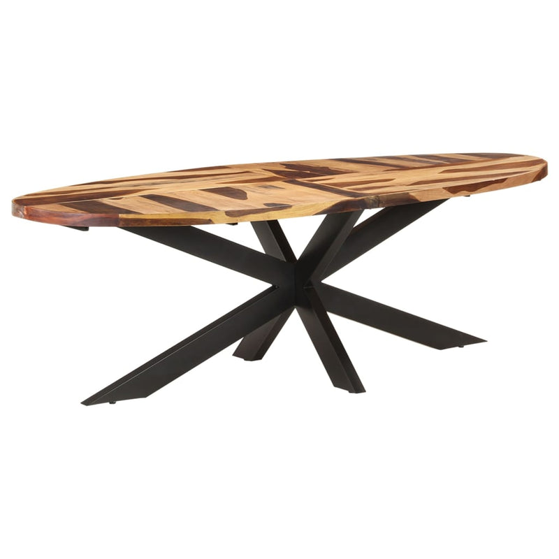vidaXL Dining Table 100x100x75 cm Acacia Wood with Honey Finish