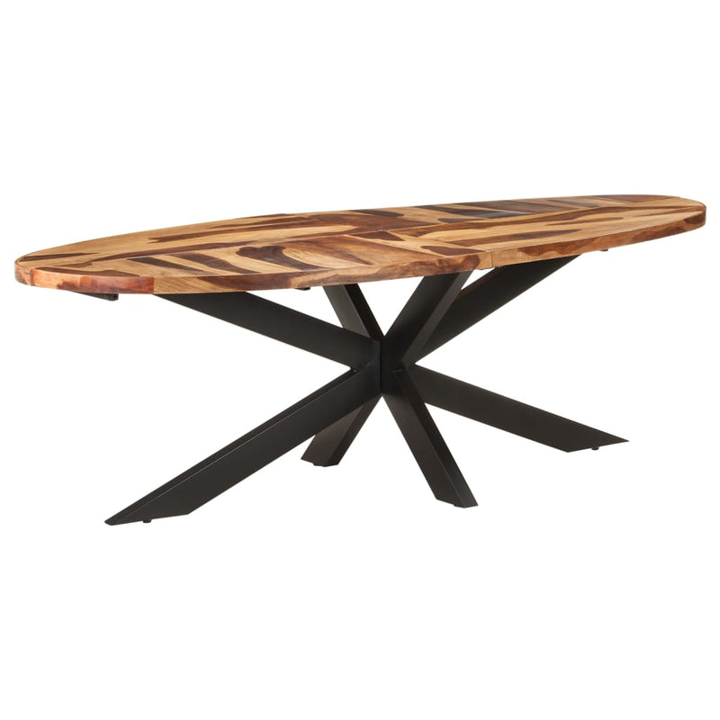 vidaXL Dining Table 100x100x75 cm Acacia Wood with Honey Finish
