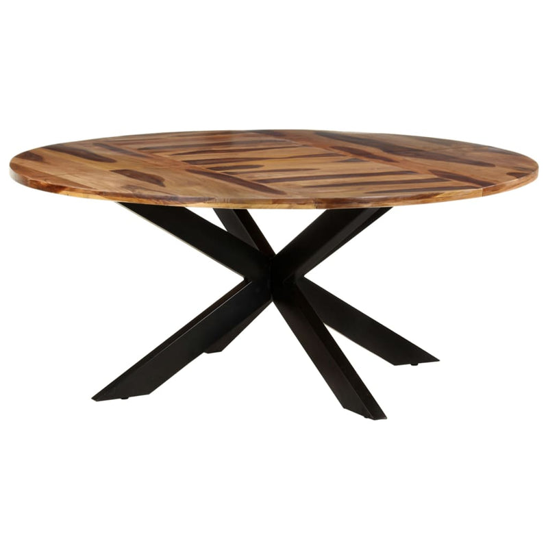vidaXL Dining Table Round 175x75 cm Acacia Wood with Honey Finish