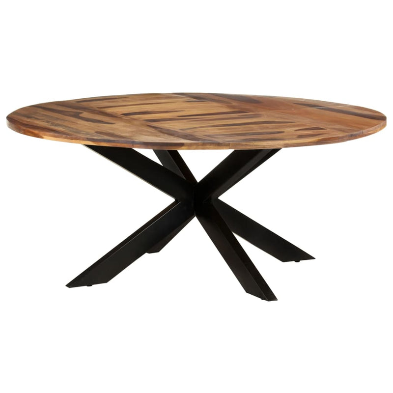 vidaXL Dining Table Round 175x75 cm Acacia Wood with Honey Finish