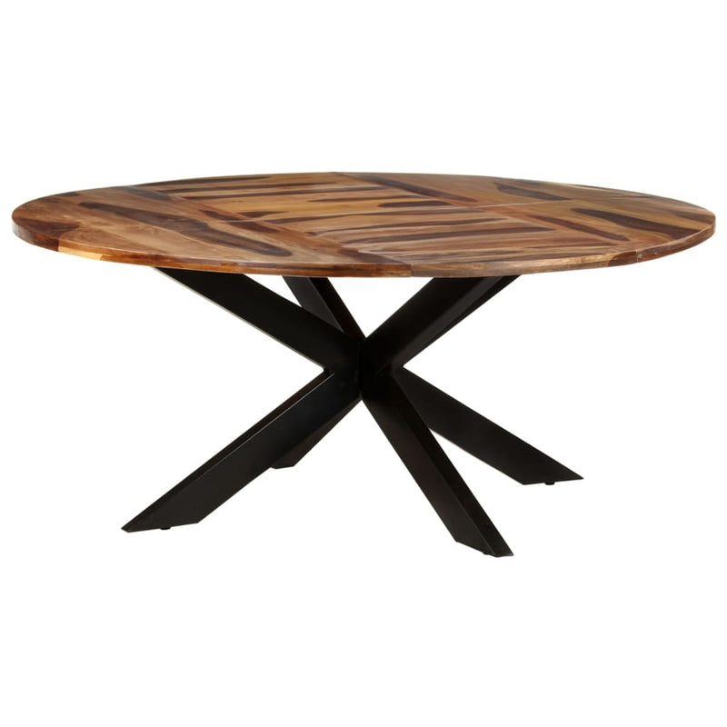 vidaXL Dining Table Round 175x75 cm Acacia Wood with Honey Finish