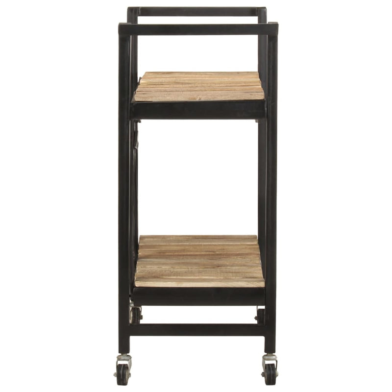 vidaXL Kitchen Trolley 87x36x81 cm Solid Mango Wood