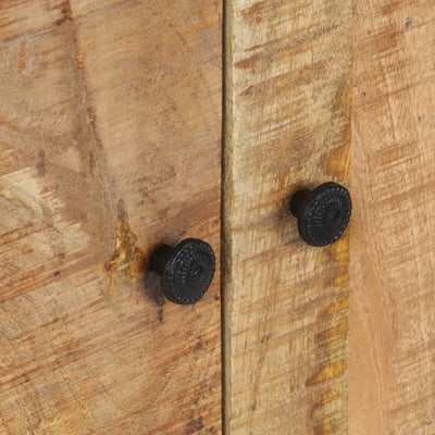 vidaXL Hand Carved Sideboard 60x35x75 cm Solid Mango Wood