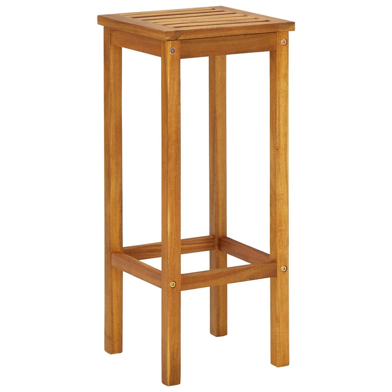 vidaXL 3 Piece Balcony Bar Set Solid Acacia Wood
