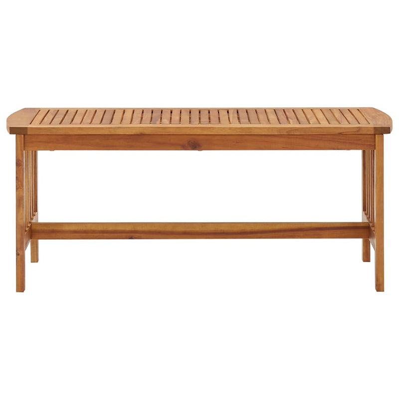 vidaXL Coffee Table 102x50x43 cm Solid Acacia Wood