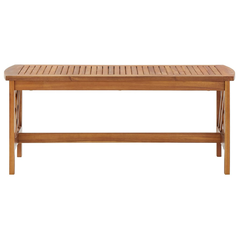 vidaXL Coffee Table 102x50x43 cm Solid Acacia Wood