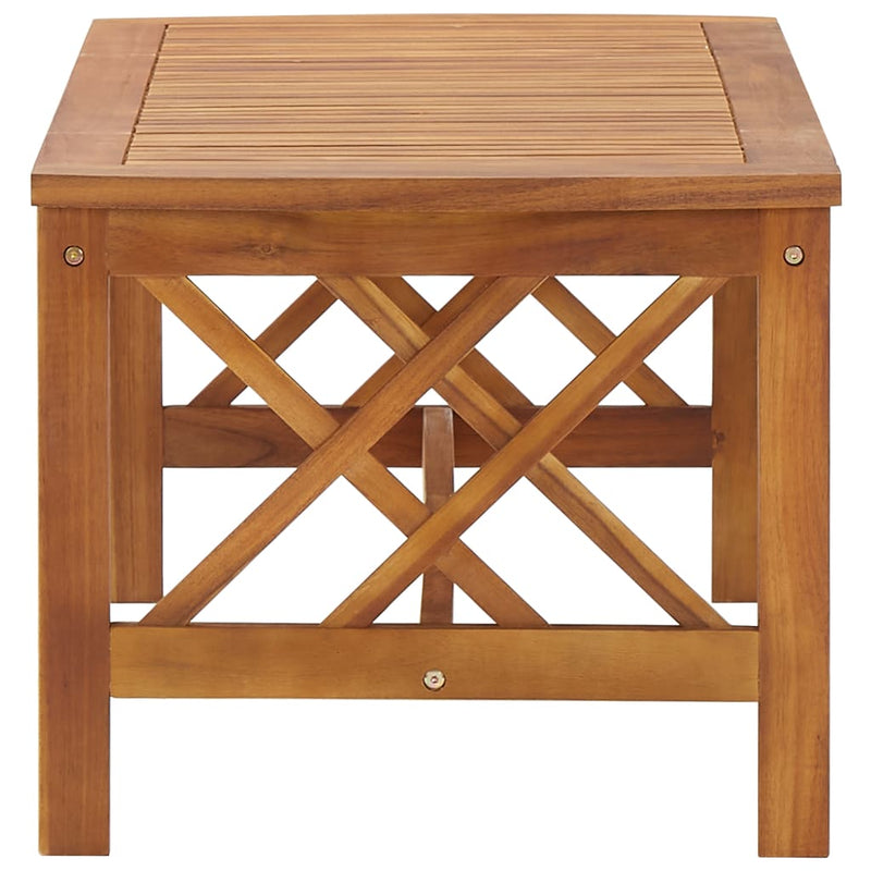 vidaXL Coffee Table 102x50x43 cm Solid Acacia Wood