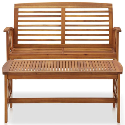 vidaXL 2 Piece Garden Lounge Set Solid Acacia Wood