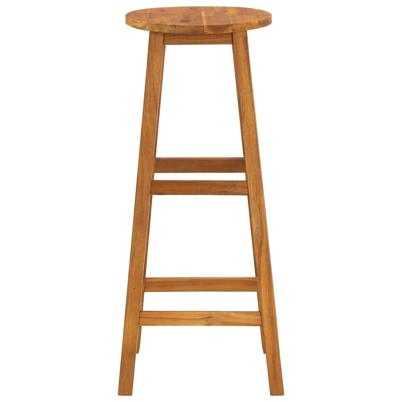 vidaXL Bar Stools 4 pcs Solid Acacia Wood